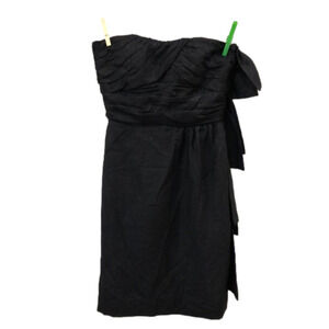 BCBGENERATION black, strapless, knee length cocktail/prom dress. NWT  Size 0